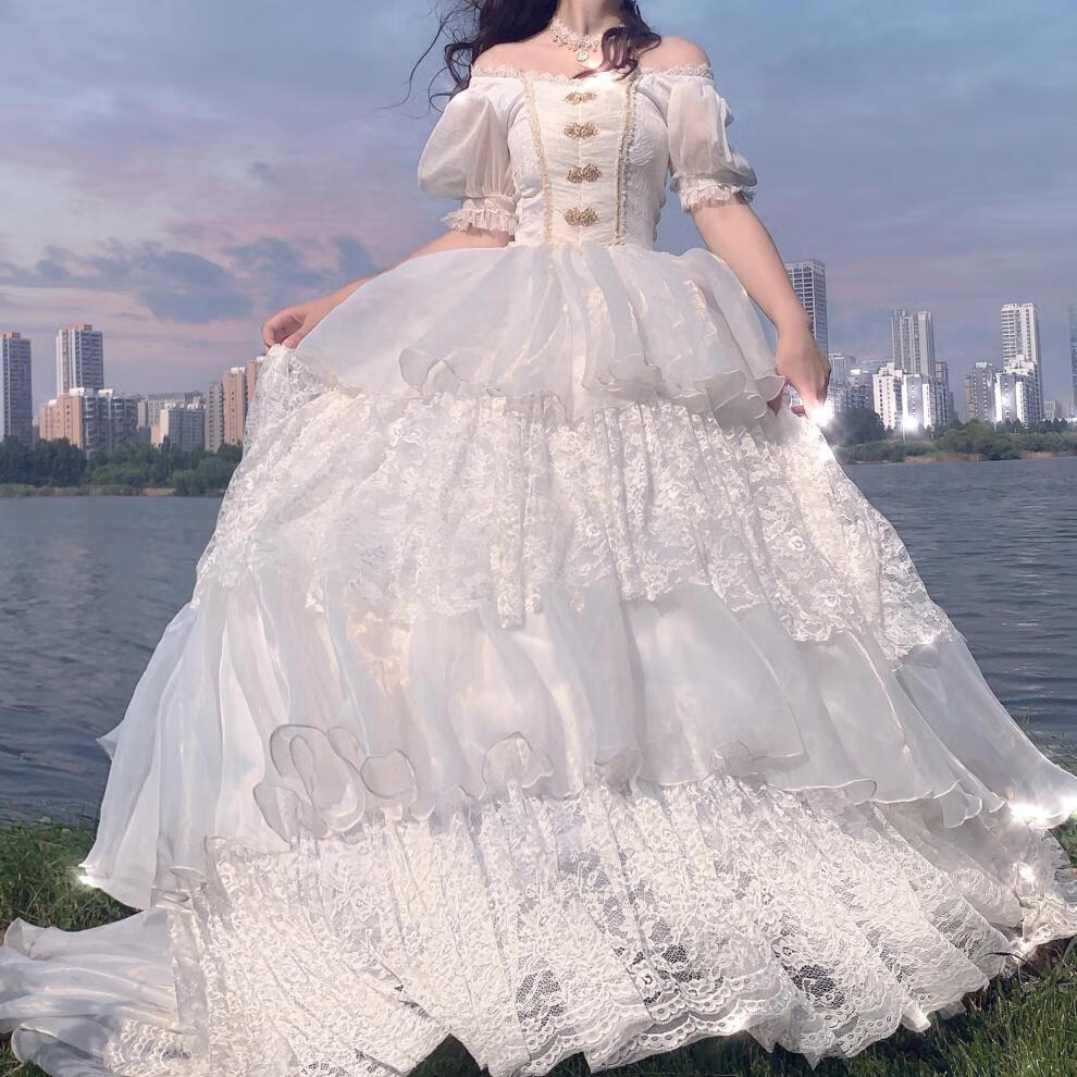 【洛丽塔花嫁款】部分现货星芙颂lolita 华丽款腰花嫁