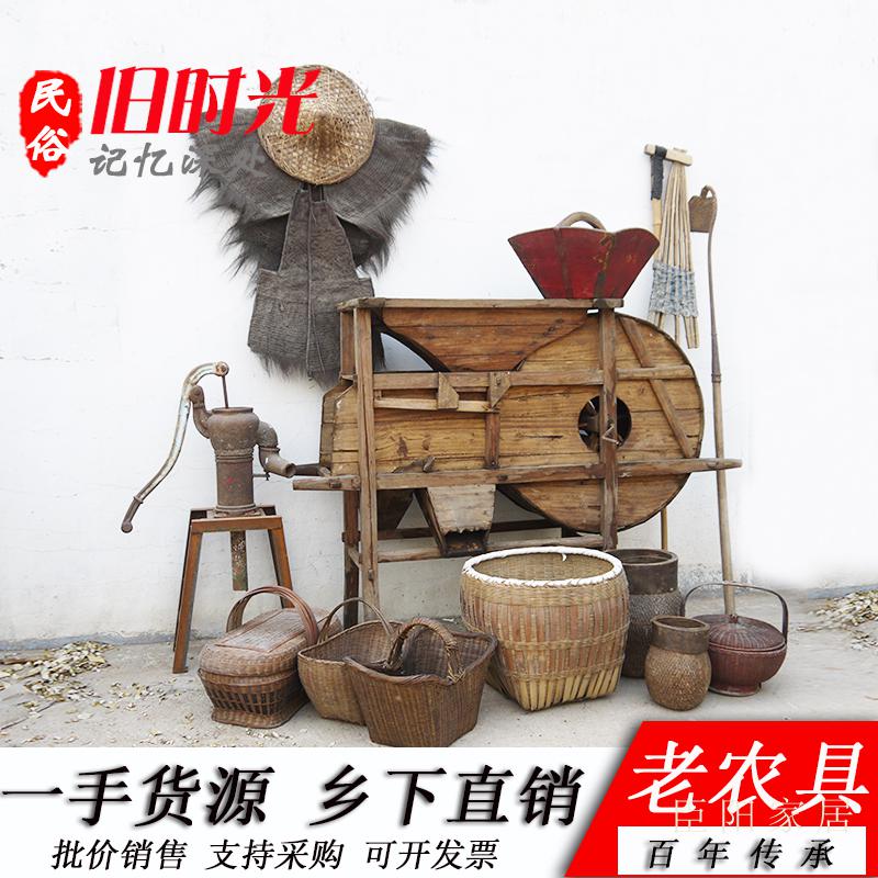 老物件真品老物件收藏老式土灶手拉木质风箱民俗怀旧老物件摆件农村