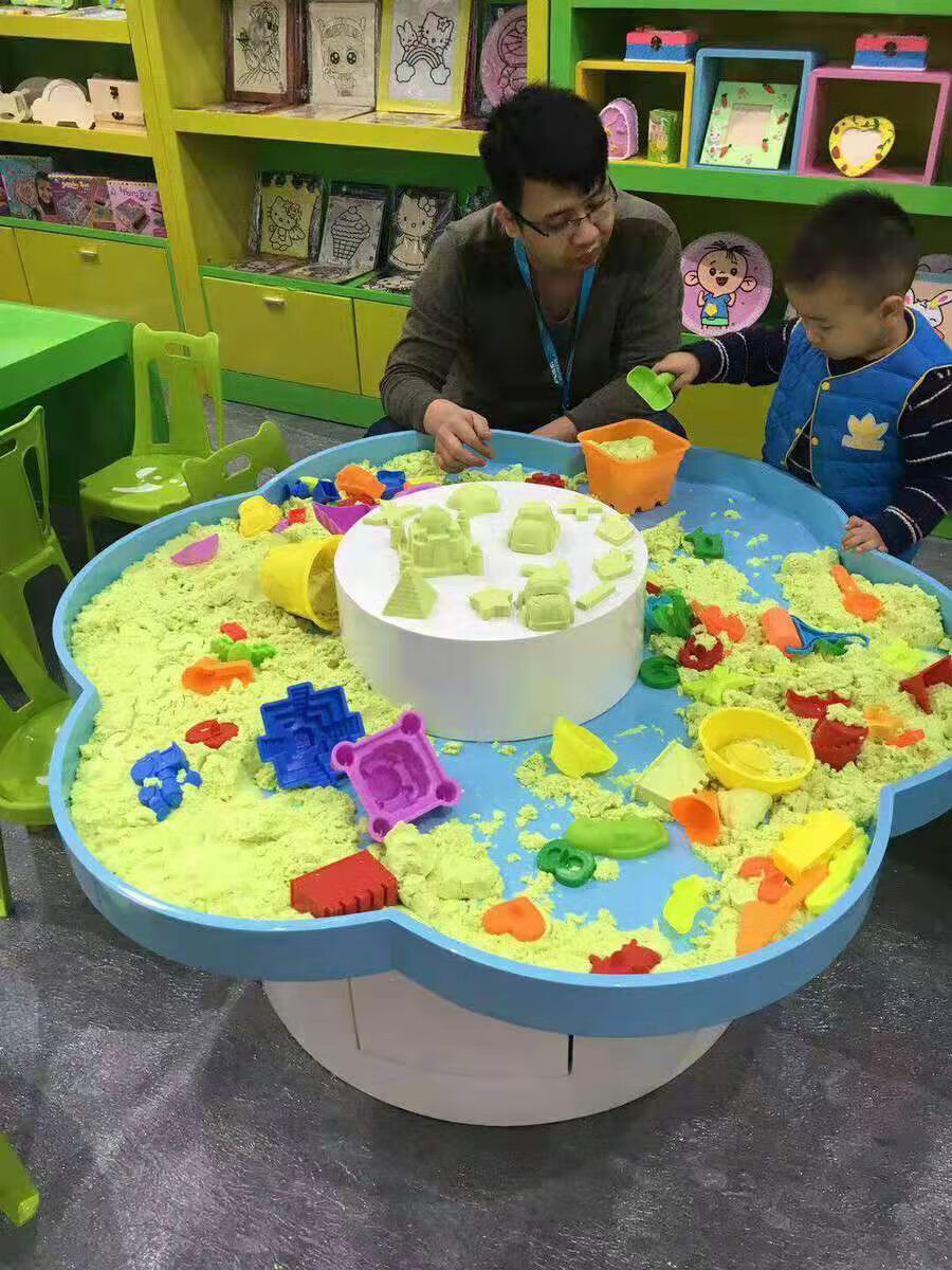 儿童玩具桌子多功能积木桌太空沙盘摆摊家用商用手工体验台子 厂家