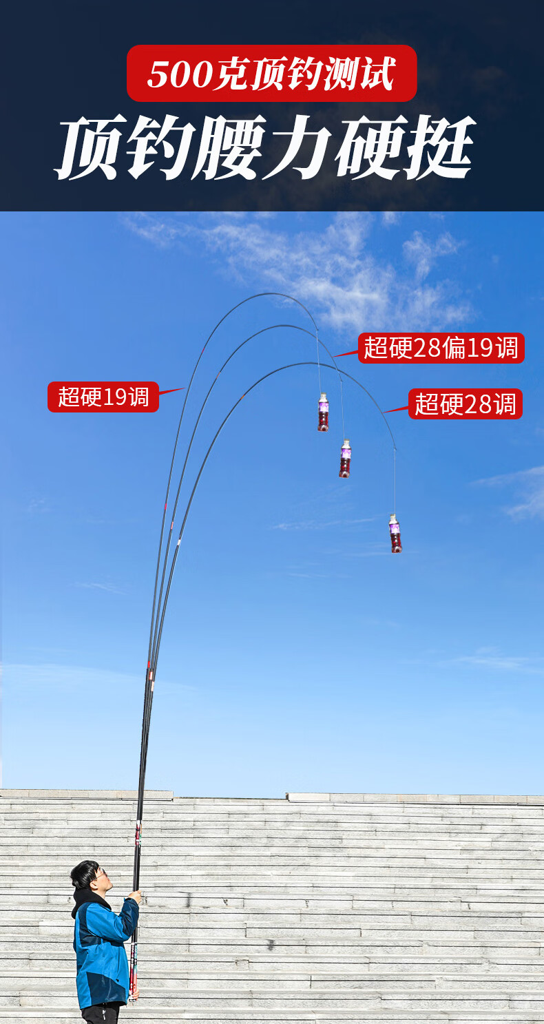 品质阿蒙森沃鼎绝世好剑钓鱼竿手杆超轻超硬28调19台钓竿十大新品名尚