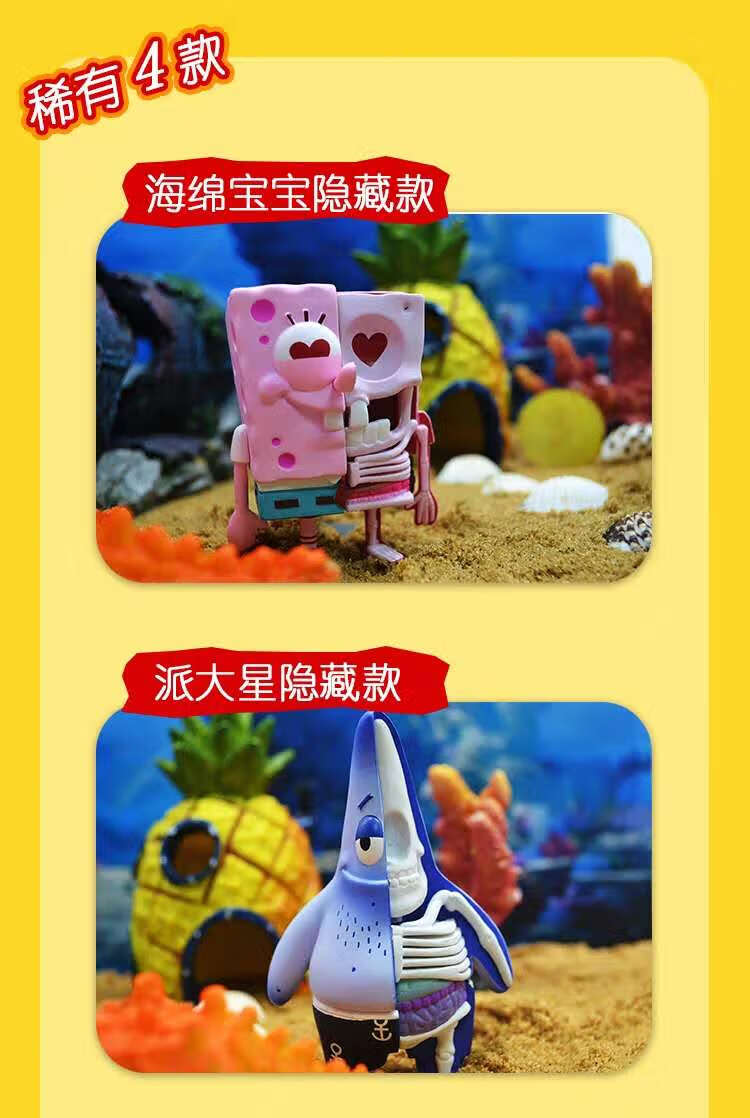 晋特琅玩具专营店商品编号:10026480869570商品名称:海绵宝宝盲盒半