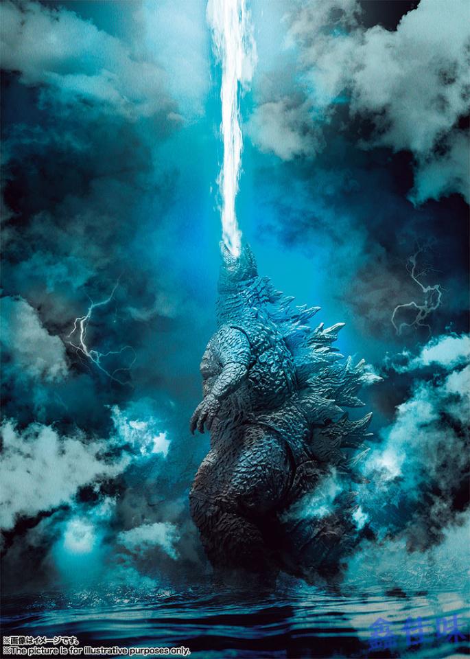 哥斯拉2怪兽可动模型摆件玩具shm喷火电影版godzilla