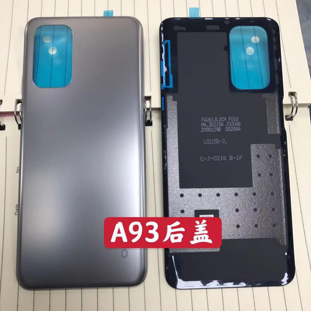 适用oppo a93原装后盖 中框 外壳后盖a93 后盖 中框 a93原中框(雅银)