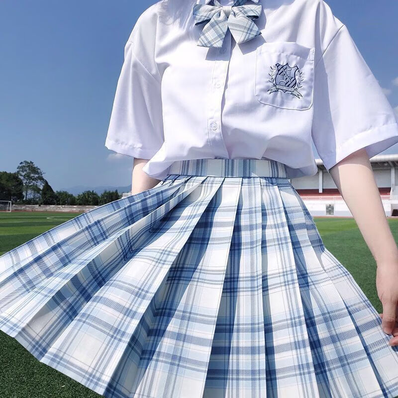 婍妡jk制服 格裙套装中牌jk制服温柔一刀水手服百褶裙
