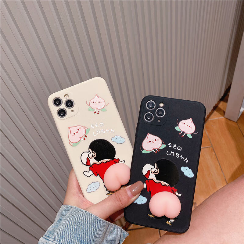 尚登捣 蜡笔小新屁股苹果11手机壳iphone12pro套max硅胶xs/xr6软7p/8