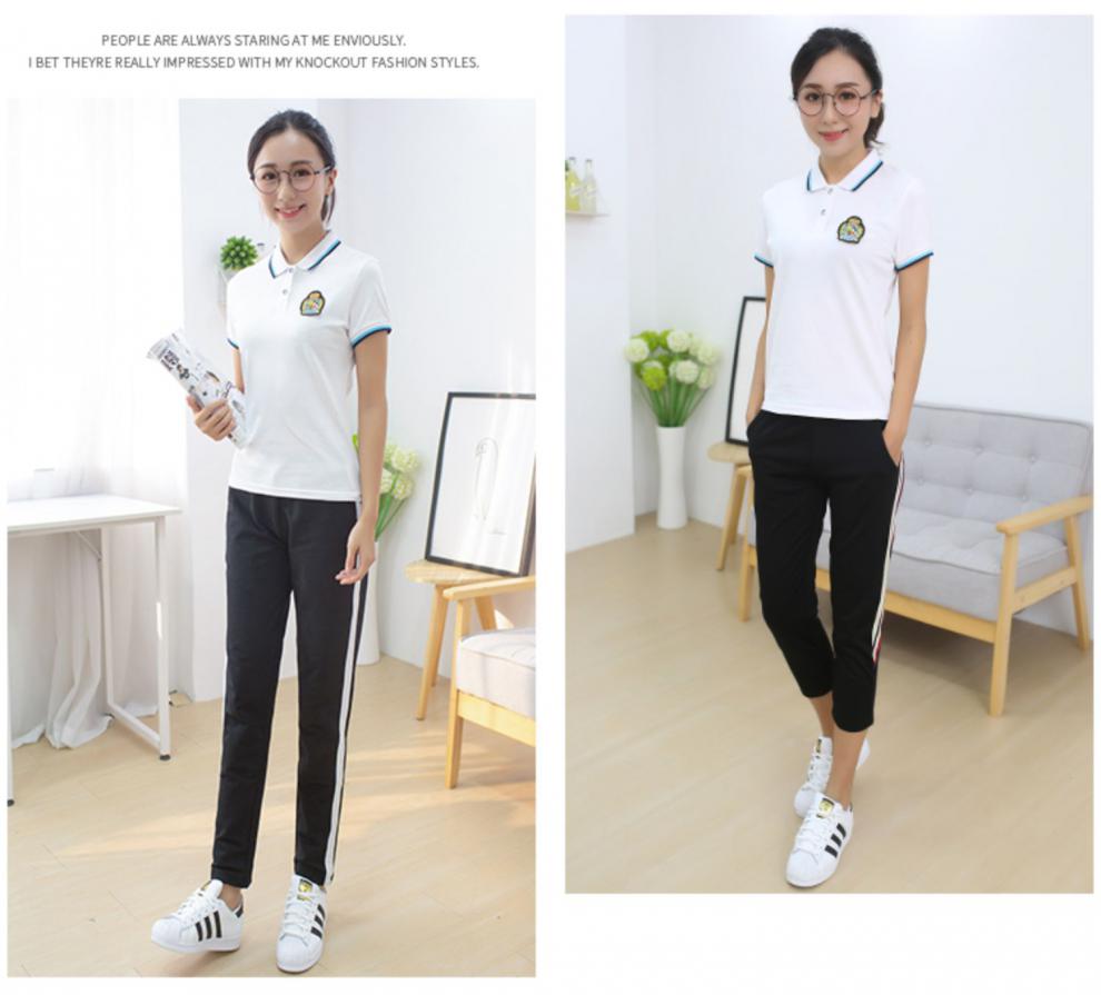 幼儿园老师园服幼师服t恤夏装教师工作服短袖纯棉定制