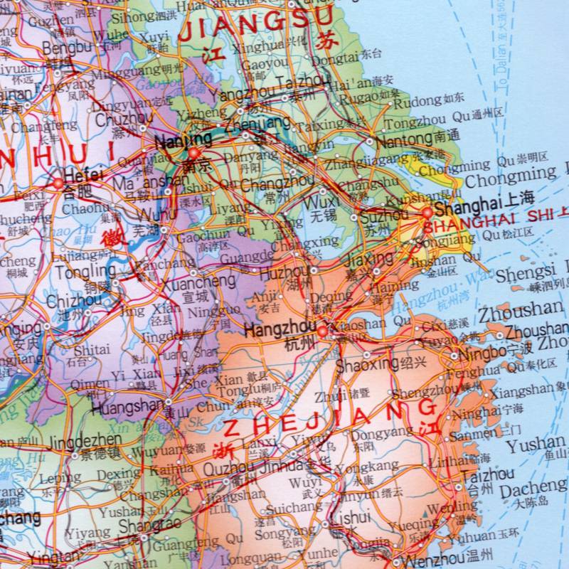 1米中国地图贴图中英文mapofthe