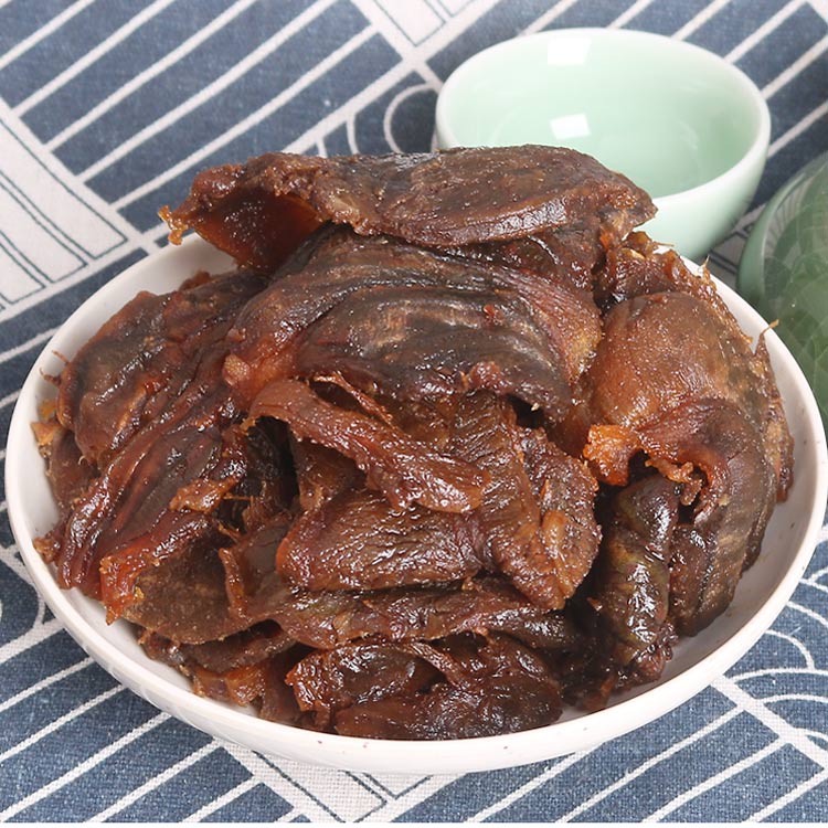 牛肉干牛腱子温州湖岭产500g袋装五香散装手撕大片台州色零食五香150