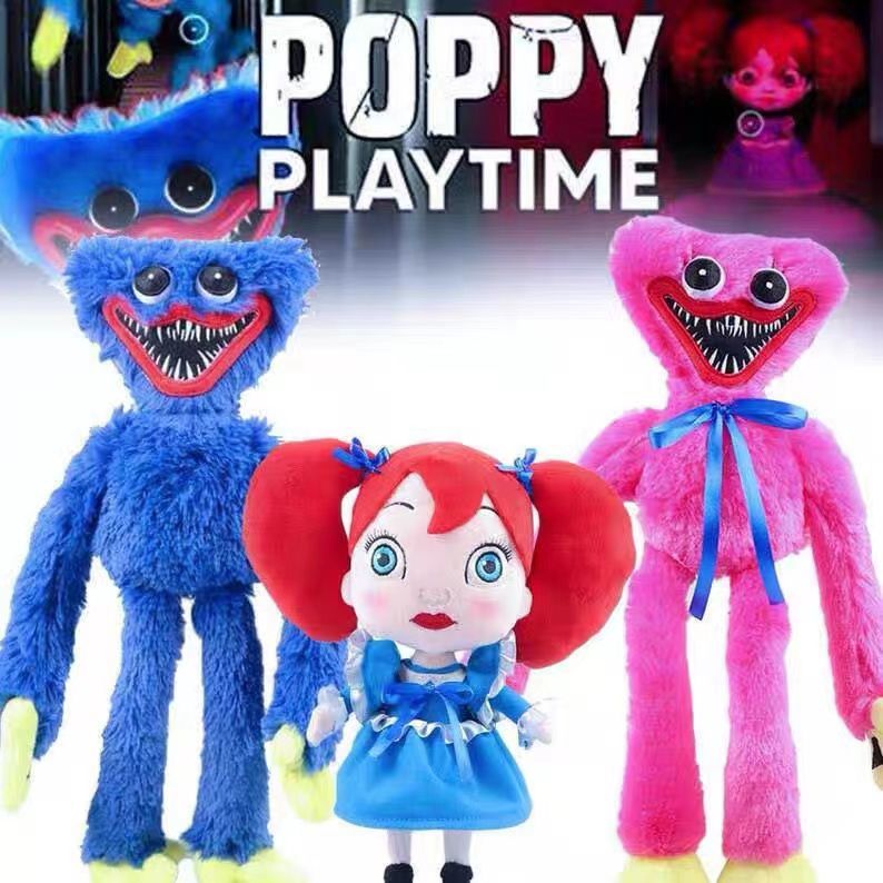 大蓝猫智寅poppyplaytime毛绒玩具波比的游戏时间周边公仔抓机玩偶
