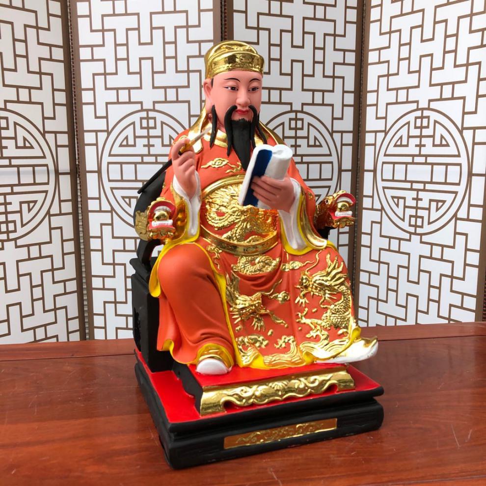 12寸16寸文昌帝君神像金榜题名文曲星树脂佛像彩衣文昌菩萨摆件 66