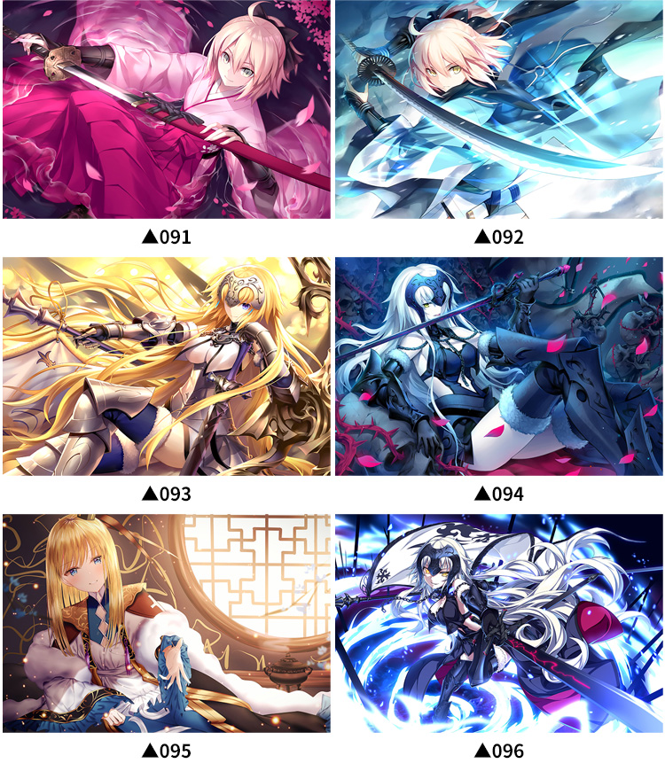 fatesaberfgo黑贞超大动漫海报墙纸壁纸挂画集二次元周边051009款60