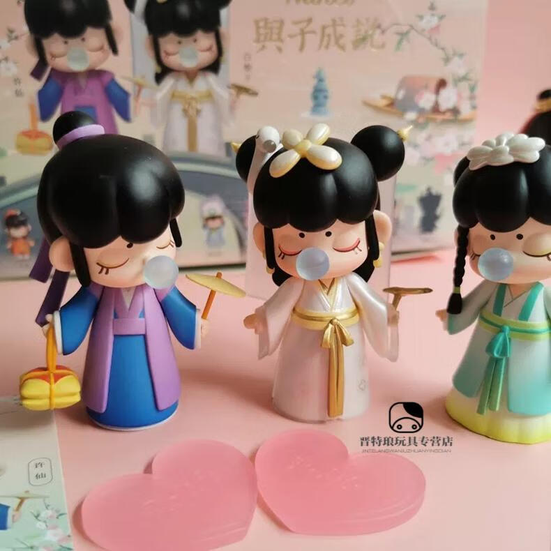 囡茜若来nanci与子成说系列盲盒一套 全套虞姬古代女子少女心 宁采臣