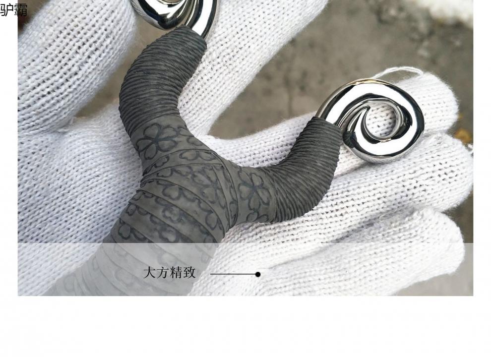 手工冷弯弹弓精准304不锈钢8毫米狐狸渐变