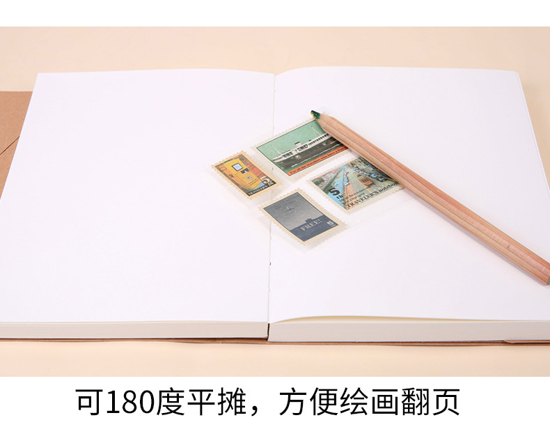16k和32k的图片对比,16开和32开图片 520简洁素描本加厚16k/32k动漫美术画画本初学者速写本a4空白素描纸