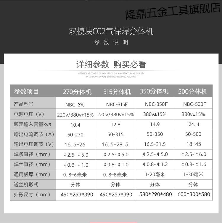 工业级二氧化碳气体保护焊机350,500二保焊机气保焊机