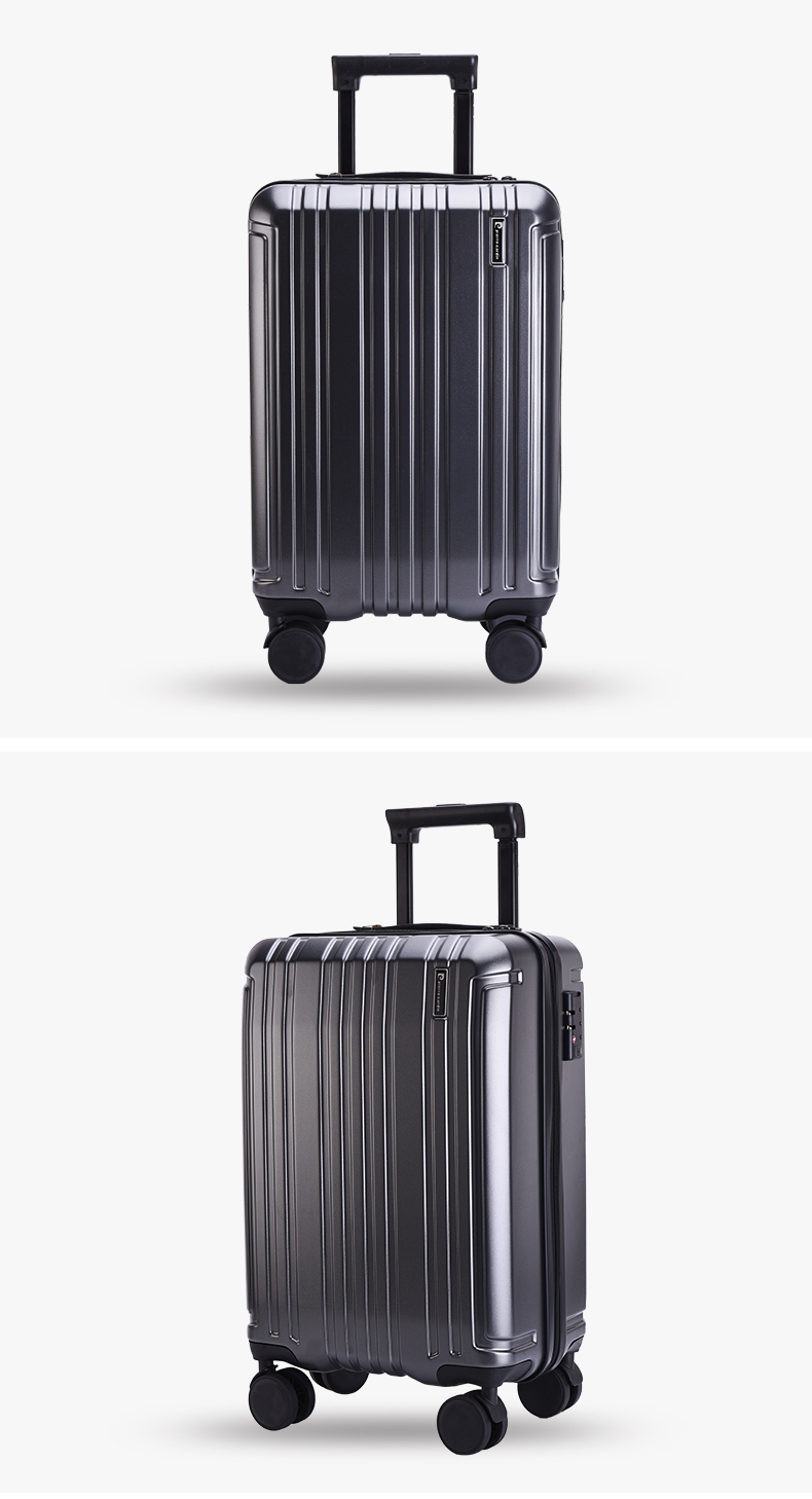 七夕节礼物皮尔卡丹(pierre cardin)拉杆旅行箱登机万向轮男女拉链