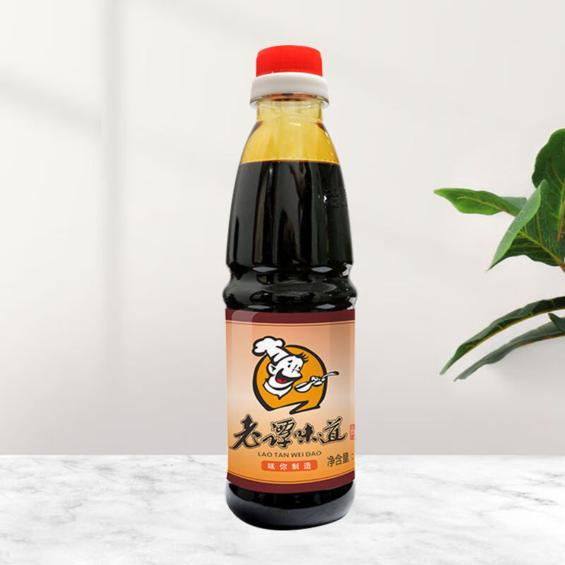 老潭酱油湖南辣椒炒肉酱油红烧上色小炒菜调料415mlx1老谭味道费大厨1