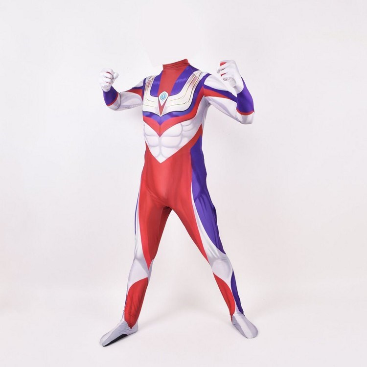 cosplay皮套定制,cos花嫁 奥特曼皮套 真人定制 cos真 紧身 演出服连体 可穿戴定制 超人 迪迦