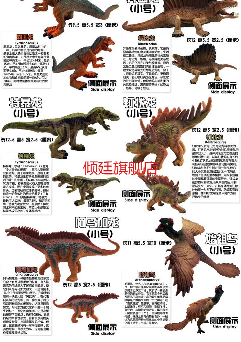 0kg店铺:倾廷旗舰店商品编号:10029987072574商品名称:万龙恐龙