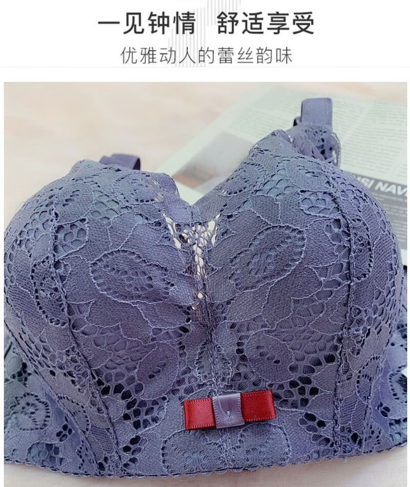 加厚文胸超厚平胸小胸专用超厚显大10厘米小胸聚拢神器无钢圈文胸加厚