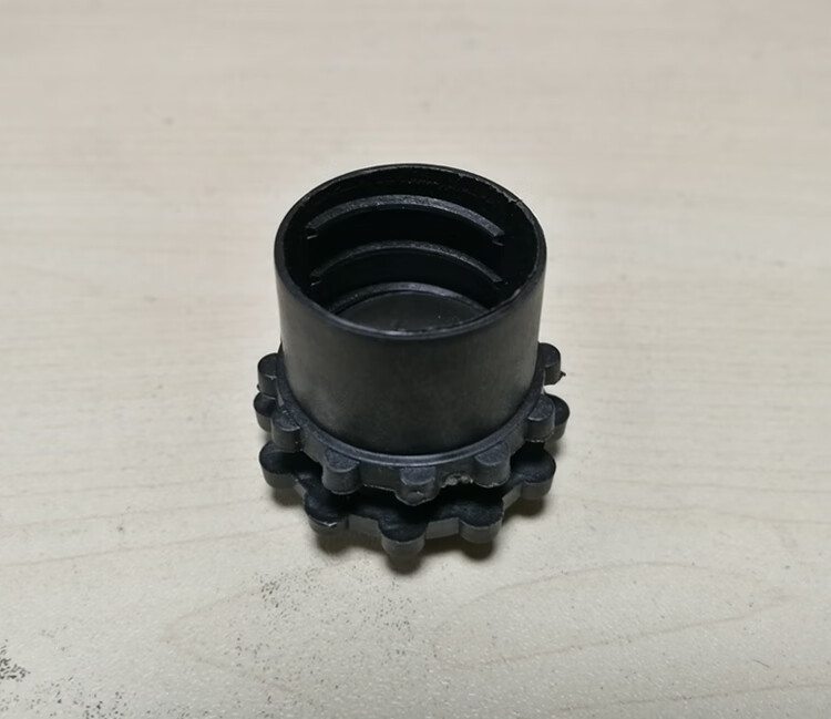 包塑金属软管塑料接头波纹管蛇皮管黑尼龙接头锁母快速直插式4分一包