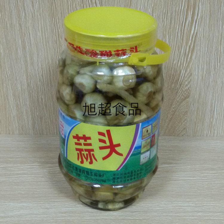 蒜头湛江吴川特产 黄坡酸甜糖醋大瓶蒜头2.2千克 2200g