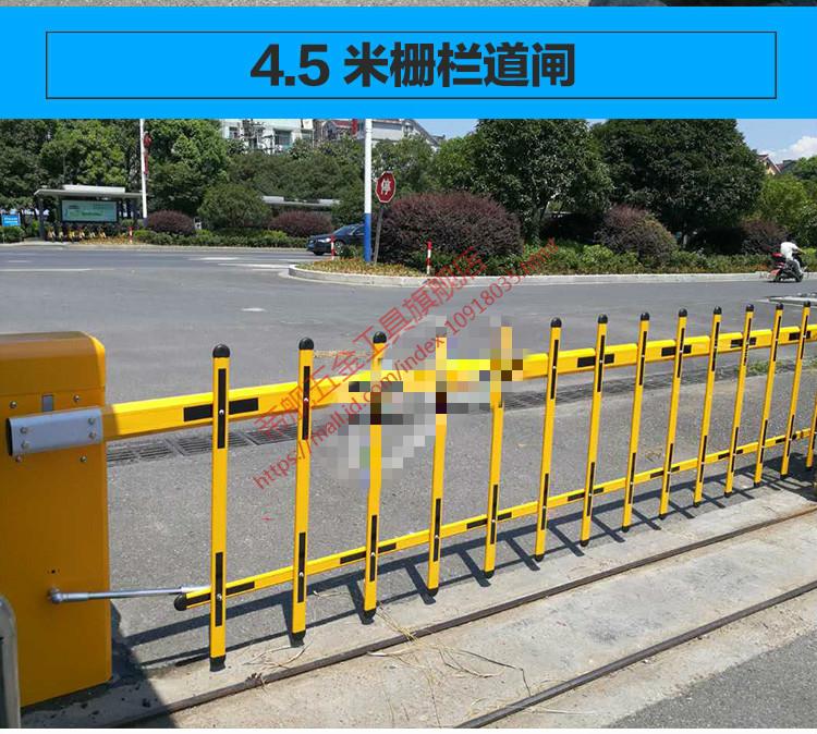 道闸杆栅栏杆停车场挡车升降杆小区门口栏杆起降杆门禁栏车直杆 八角