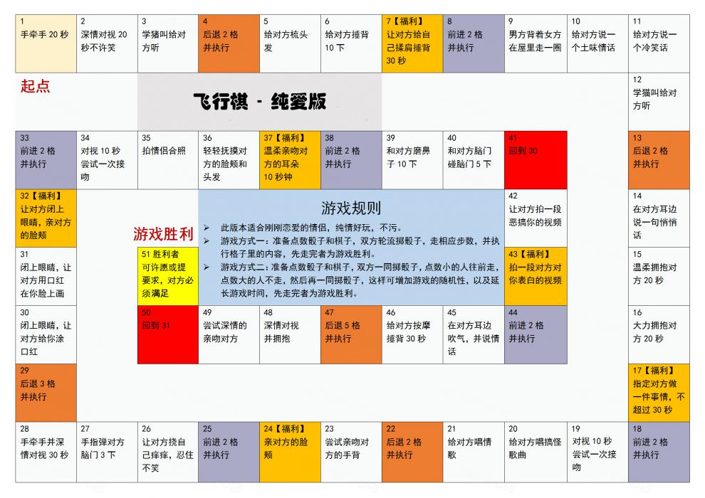双人版情侣飞行棋 恋爱版互动玩具调情趣飞行棋情侣间的小玩意 【sp版