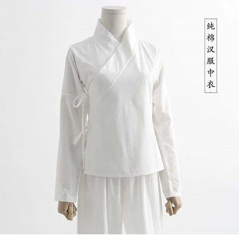 拍摄子君梵庭古忆明制汉服女圆领袍长衫男女新款古装2021单汉服中衣s