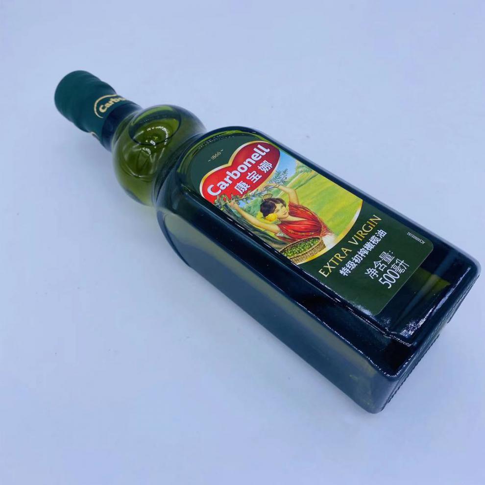 康宝娜橄榄油500ml瓶麦德龙西班牙原装进口康宝娜carbonell特级初榨