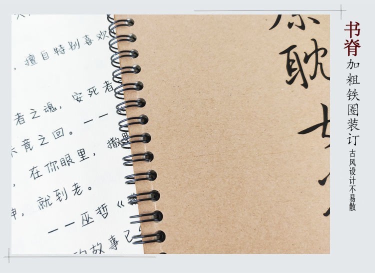 讬辰原耽女孩字帖耽美小说撒野某某高考经典语录周边钢笔练字帖田英章