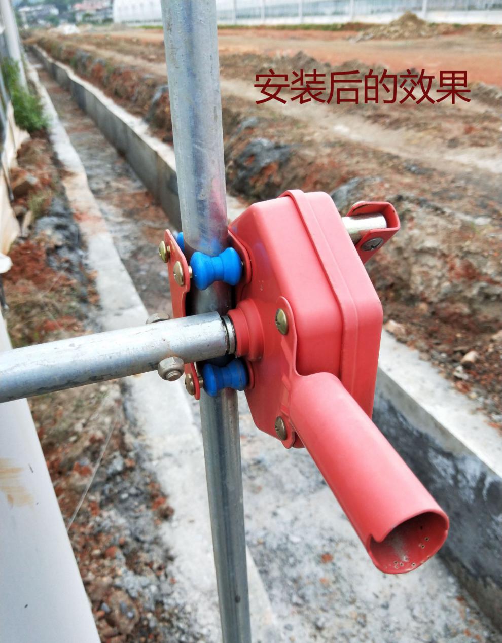 大棚手动卷膜器手摇配件摇膜器韩式侧部顶部卷膜机涡轮卷帘机温室 碧