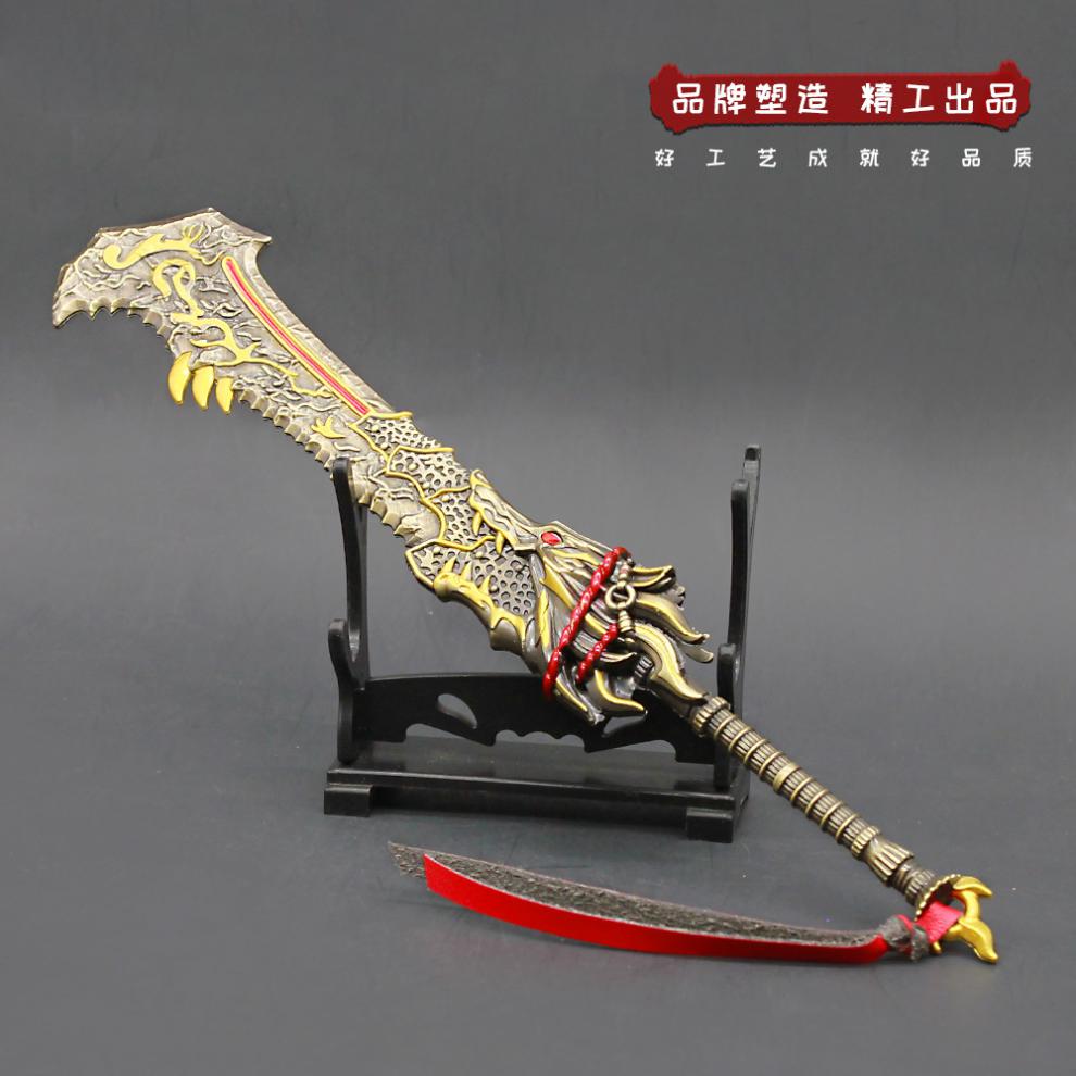 永劫游戏周边阔狼主模型稀有皮肤全金属工艺品 阔刀(狼主) -永劫&无间