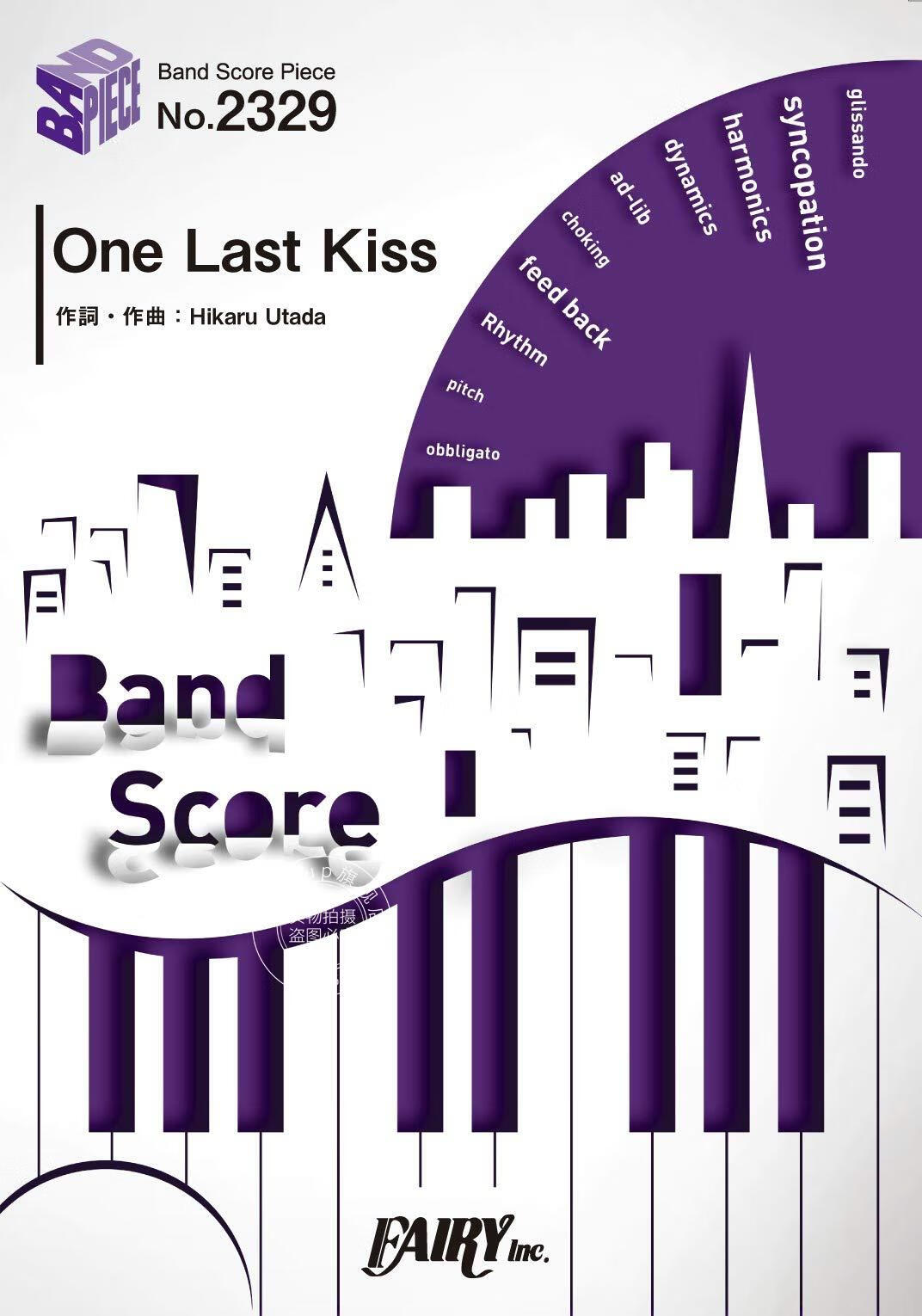 one last kiss钢琴谱,one last kiss简谱 预售 日文预订 eva 新世纪福音战士 one last kiss 宇多田光 乐谱 バ