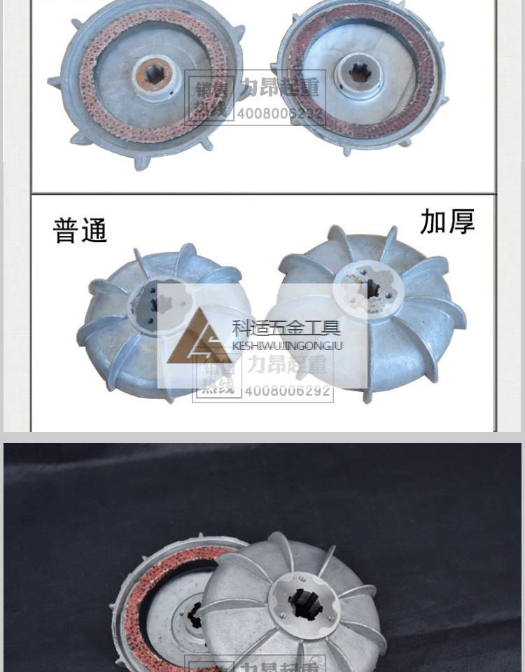 锥形电机风叶制动轮zd/zdyzdm0.8kw电机刹车制动 1.