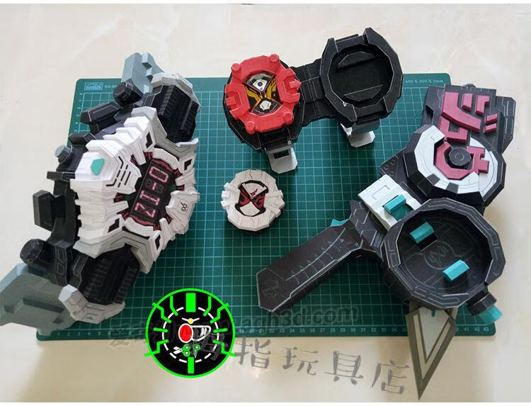平城合集假面骑士驱动器腰带可穿戴甲斗电王爱奇幻3d纸模型diy定制