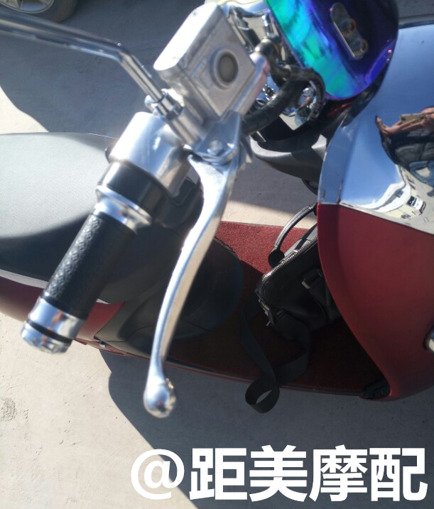 摩托车电动车配件小龟王仿巧格原装刹车手柄牛角拉杆手把碟刹鼓刹 左