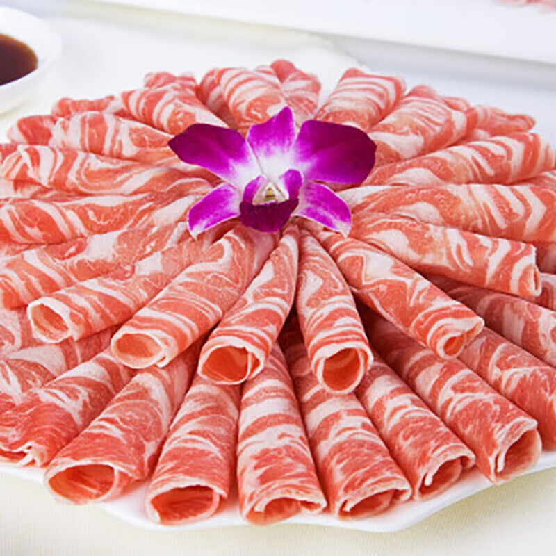 内蒙古羊肉卷新鲜火锅食材清真高钙肉片卷涮羊肉500g500g