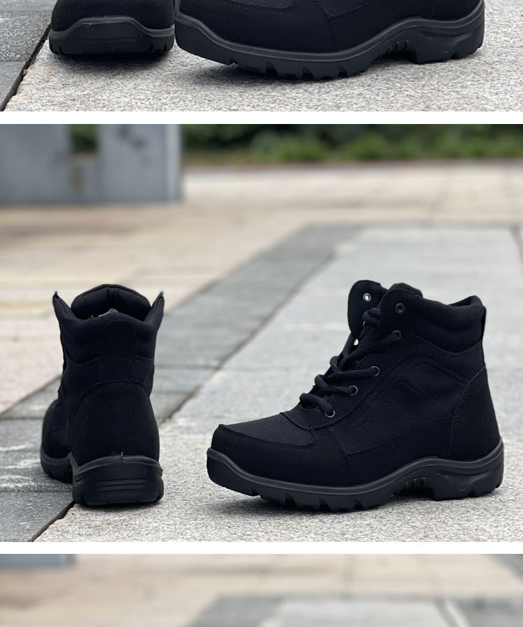 17式轻便防寒靴作战靴男07新黑色二棉鞋防寒鞋冬季羊毛加绒加厚保暖棉