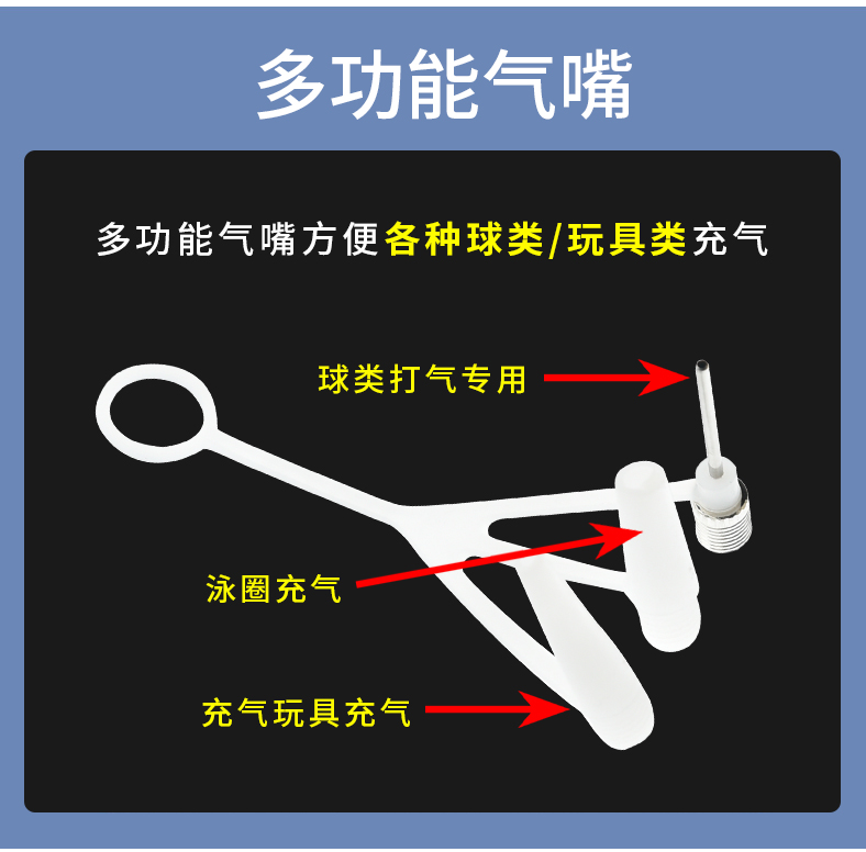 初伴chuban优品侧压打气筒自行车打气的枪充侧压打气管乞筒简高压起桶