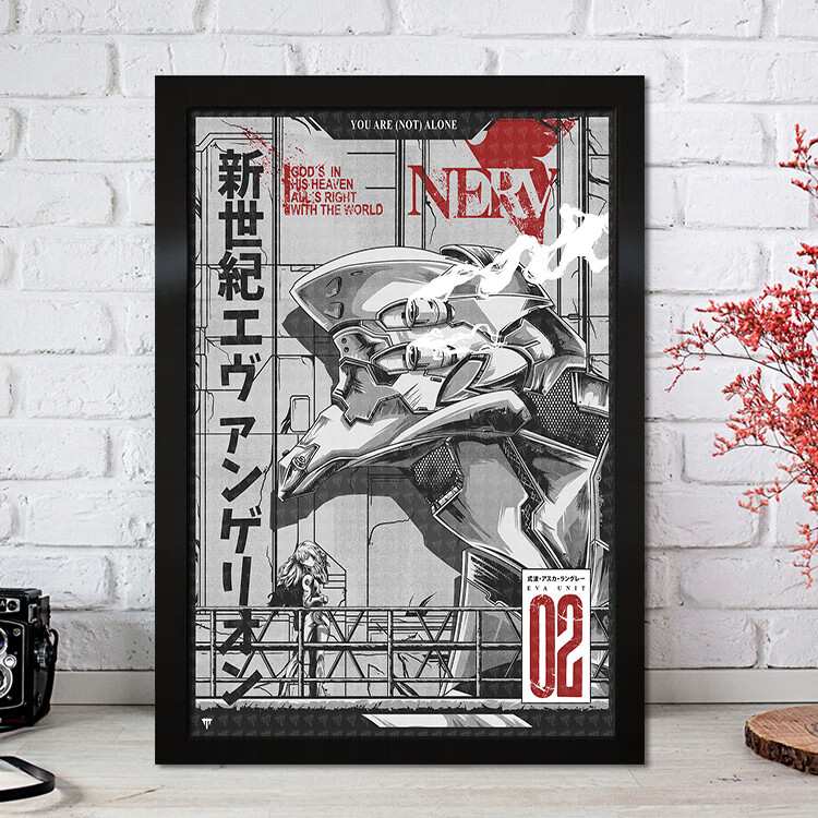 新世纪福音战士海报eva新世纪福音战士海报初号机明日香绫波丽终全员