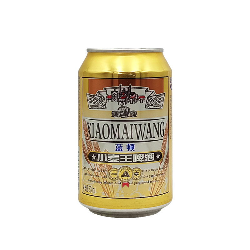 小麦啤酒小麦王经典全麦精酿啤酒礼盒装整箱320ml听24听装麦香浓郁320