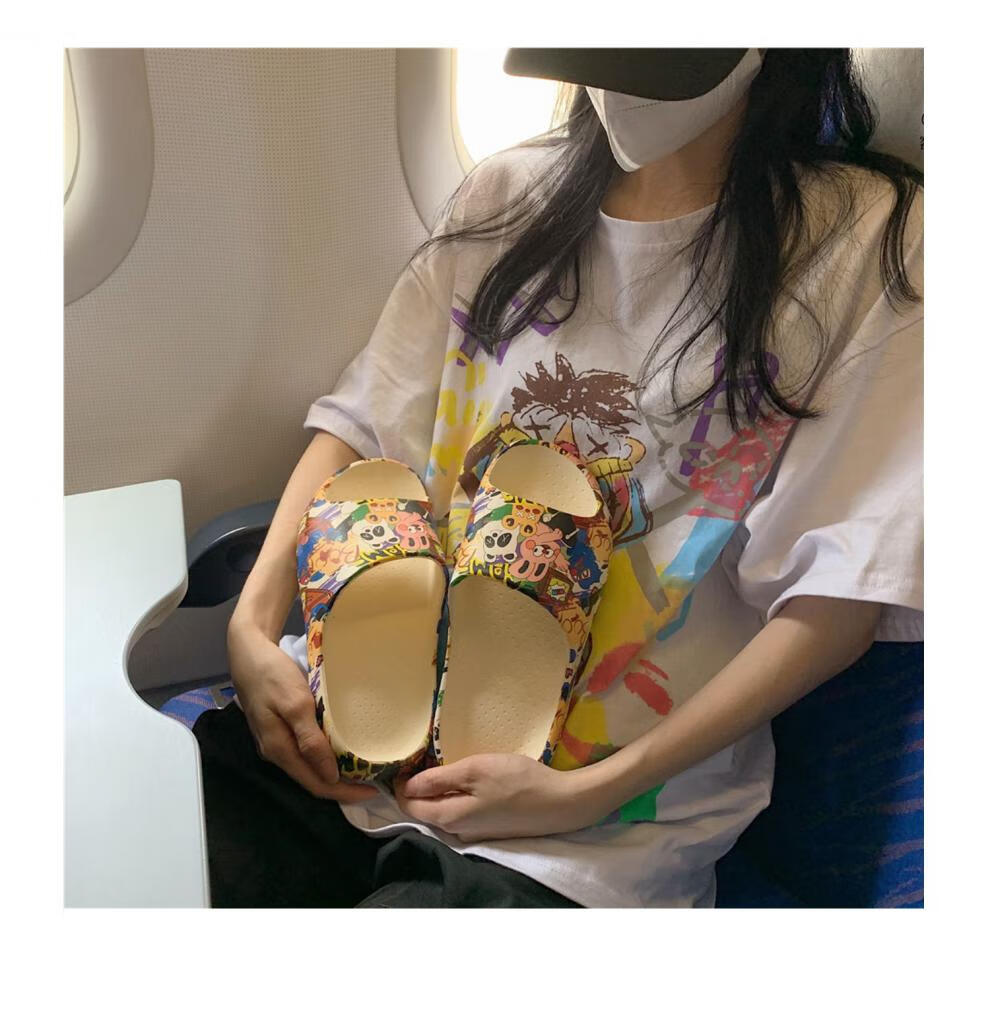 高中初中生女生拖鞋女学生宿舍韩版原宿风夏季可爱厚底夏天夏季个性