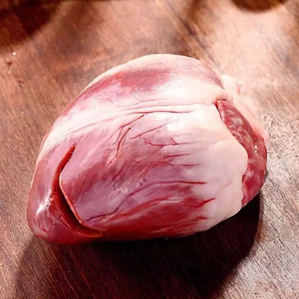 新鲜冷冻猪心整猪心猪内脏生鲜猪肉猪蹄红烧卤菜食材4