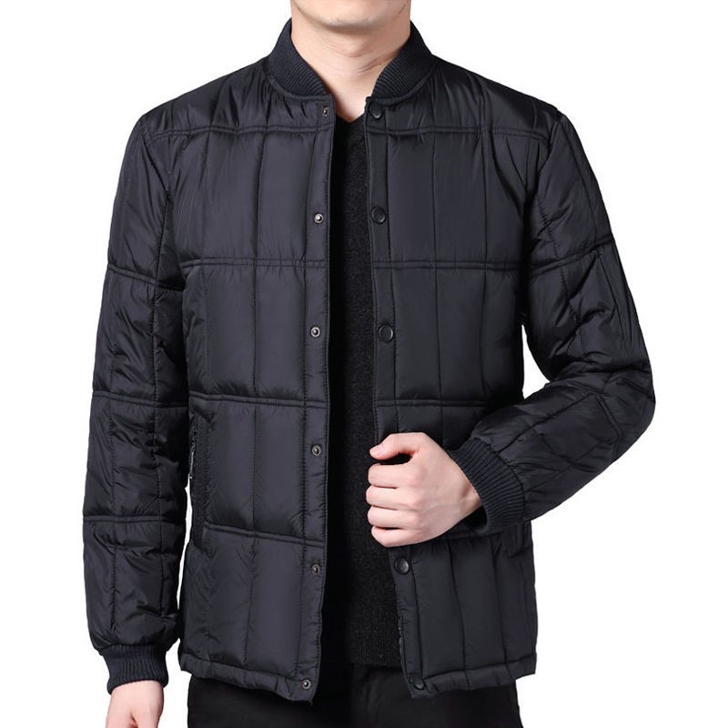 中老年人棉衣贴身外穿厚棉服大码棉外套中年男士棉袄内胆男高品质男装