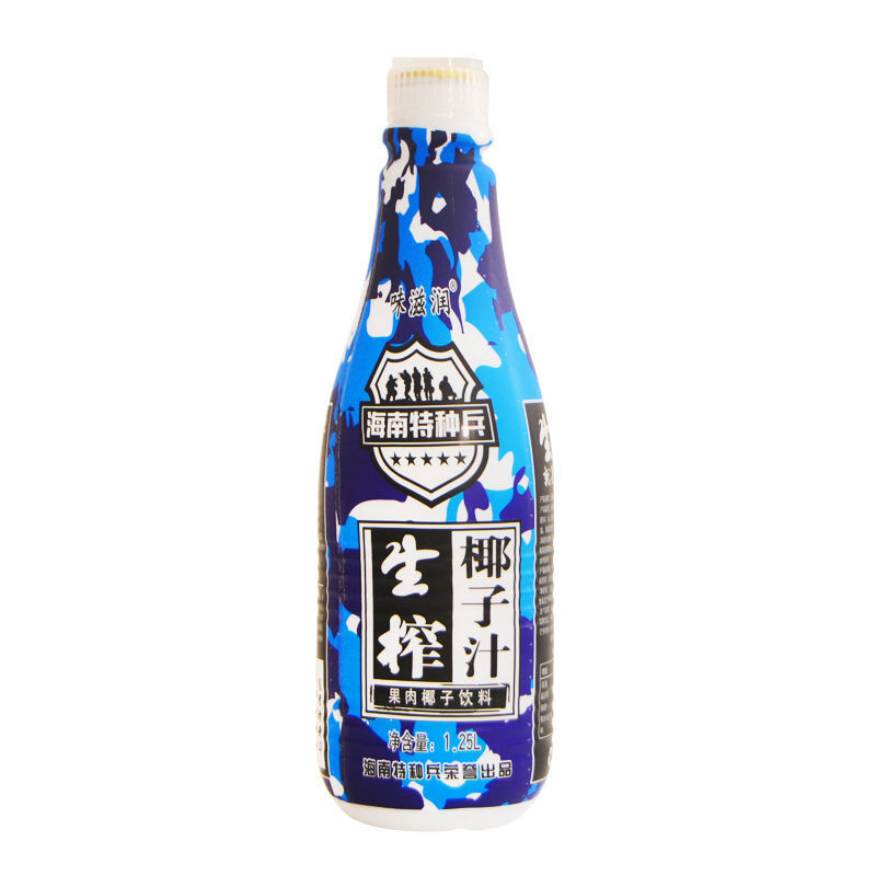 海南风味生榨椰汁椰奶125l整箱6大瓶装果肉席婚宴果味饮料椰汁2瓶装