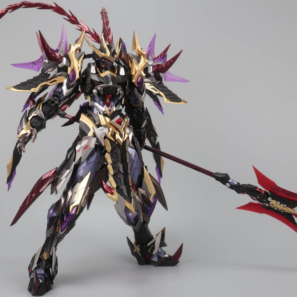 魔动核吕布核破军星君吕布封刃灵干将172合金骨架成品模型摩动核吕布