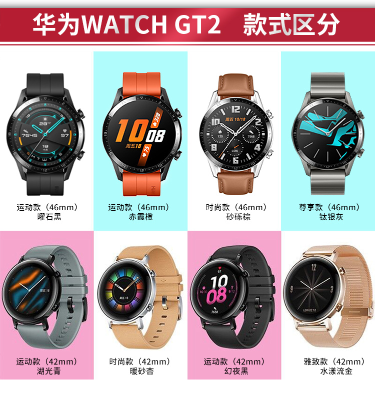 咨询有喜太空人液晶表盘手表watchgt2运动智能手表蓝牙通话续航防水