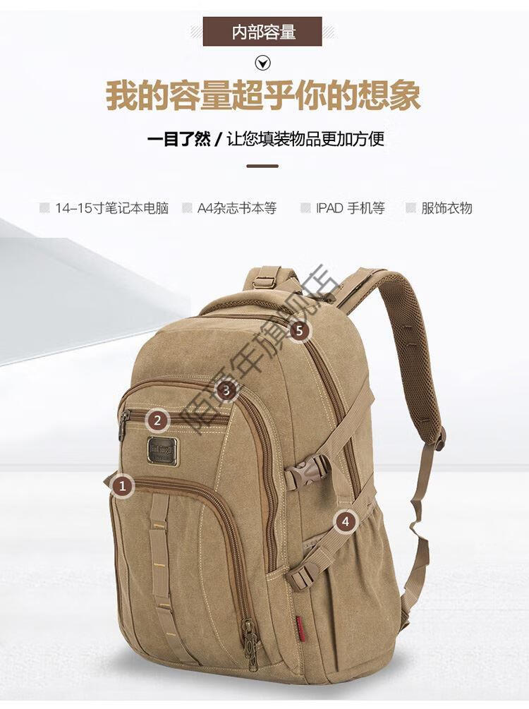 工地专用背包背包工地男士工具帆布劳保包斜挎维修双肩劳保木工男耐磨