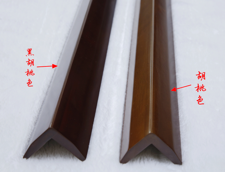 烤漆防撞条护角条护墙角 斜边款酒红色 120厘米 2个10厘米【图片 价格